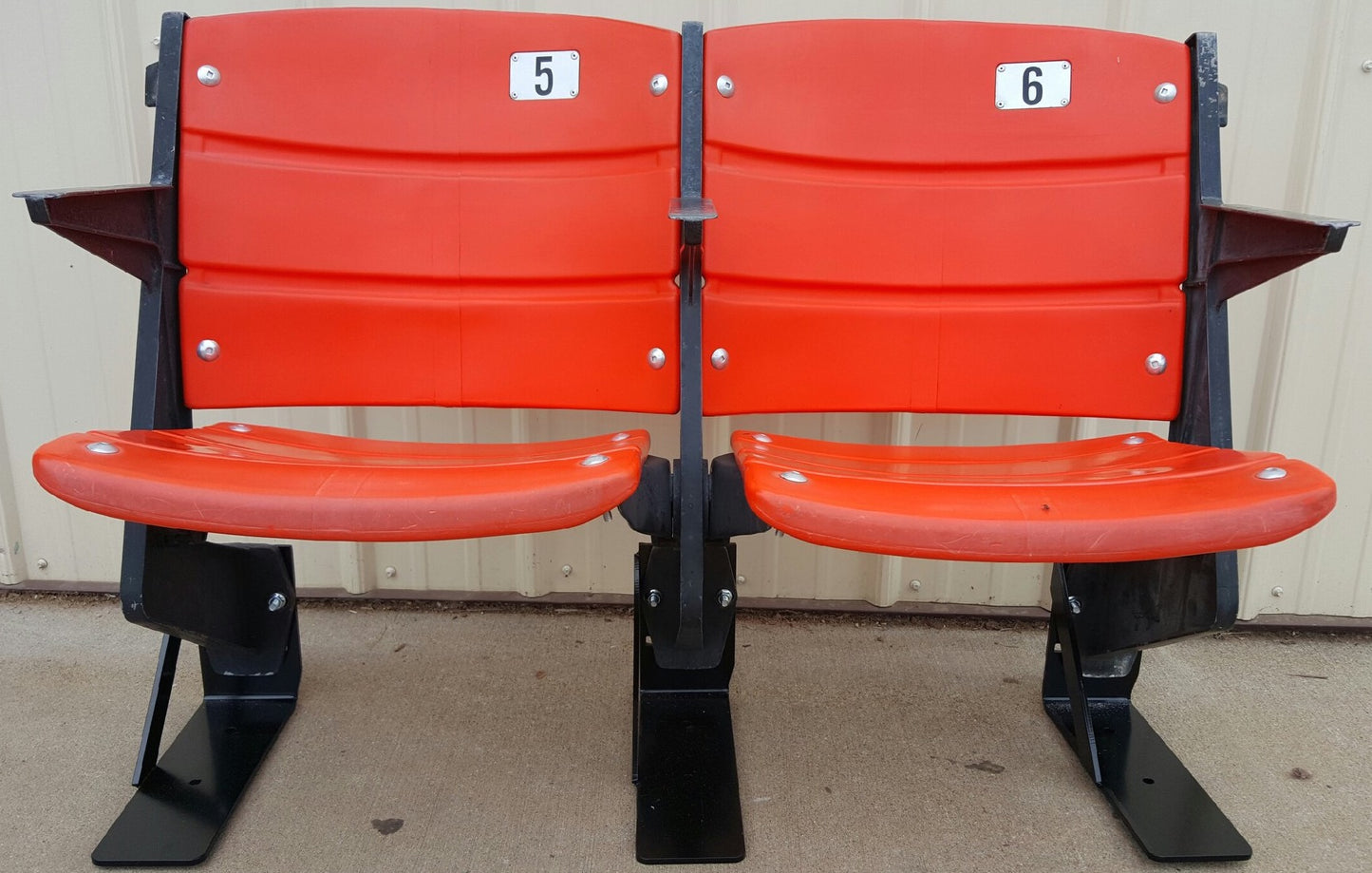 Candlestick Park Red & Orange Pair