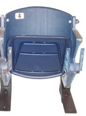 MEADOWLANDS GIANTS STADIUM - unrestored as-is condition - BLUE w/ BLUE RISER-MOUNT STANDARDS