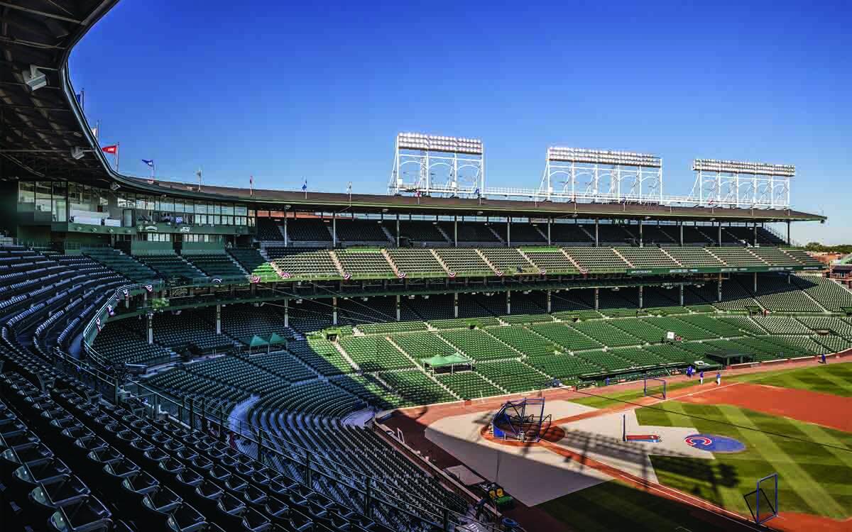 Wrigley Field Seats Numbered 1 and 2