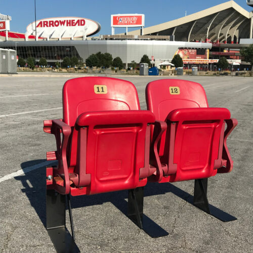 Arrowhead Stadium seats -Kansas City- RED - riser mount